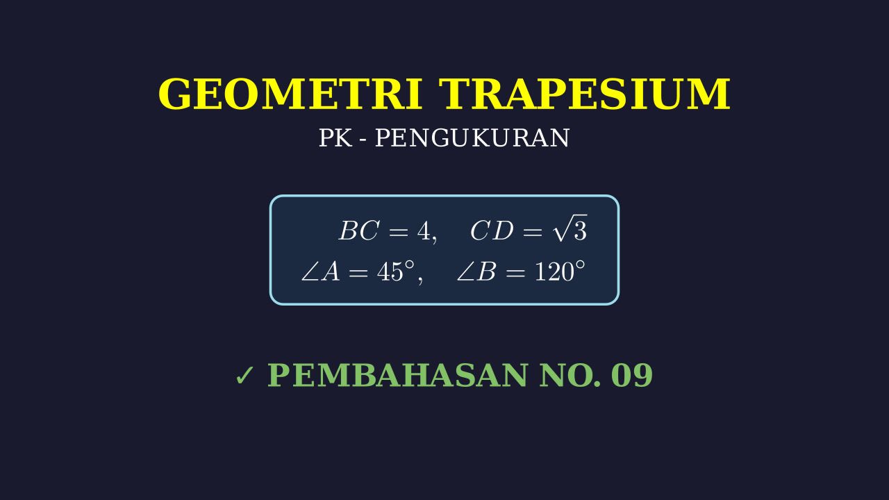 Geometri: Menyelesaikan Soal Trapesium