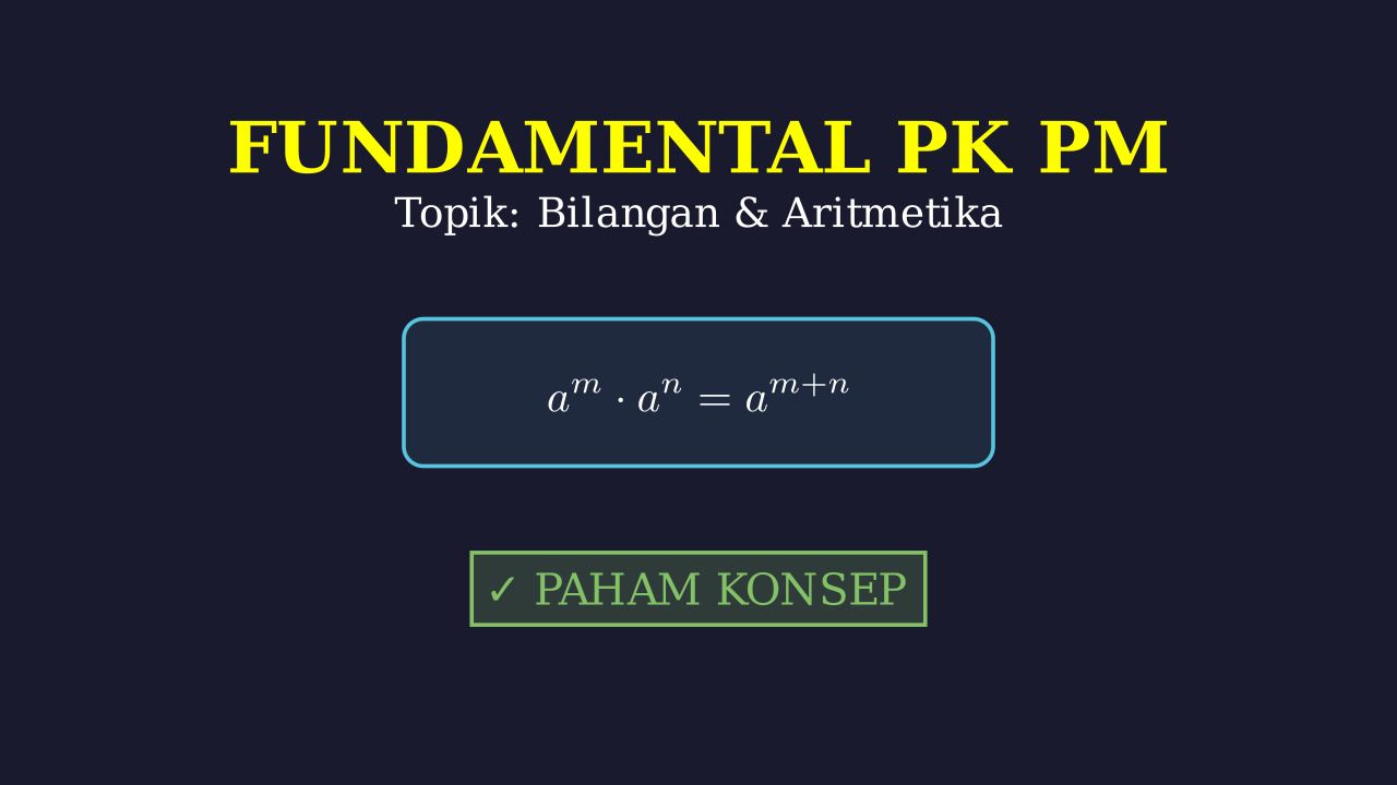 Fundamental PK PM: Konsep Dasar