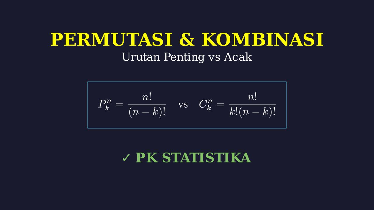 Permutasi vs Kombinasi: Perbedaan dan Contoh Soal