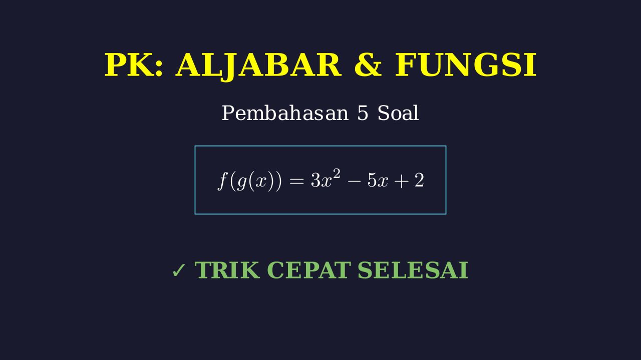 Pembahasan 5 Soal Matematika