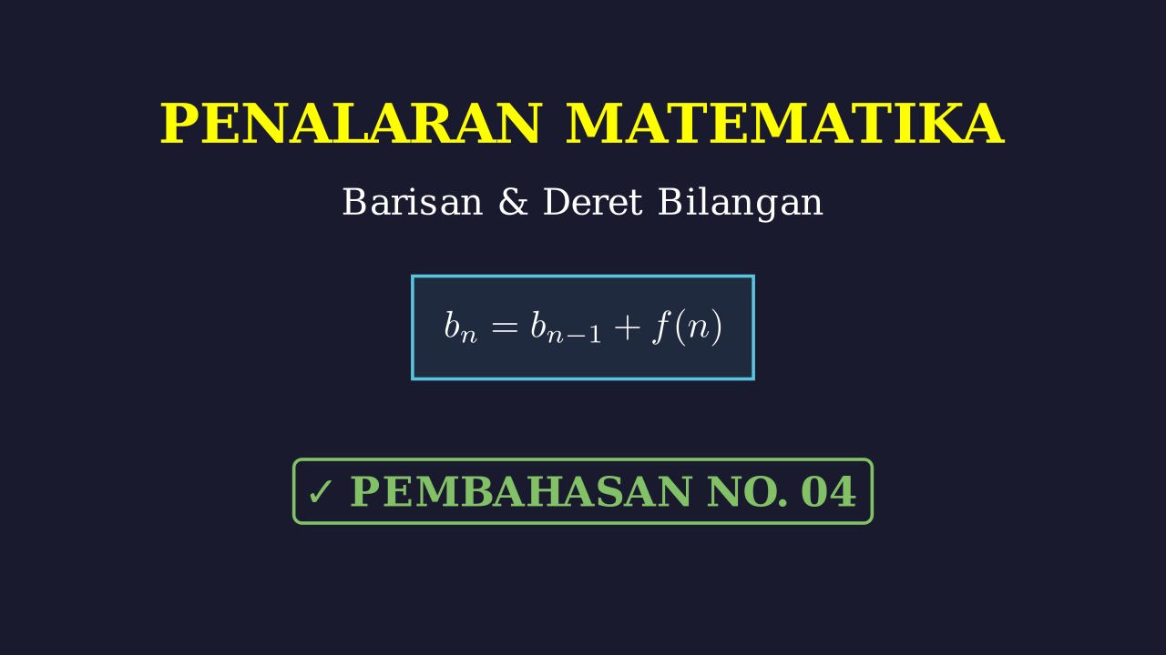 Pola dan Barisan Bilangan