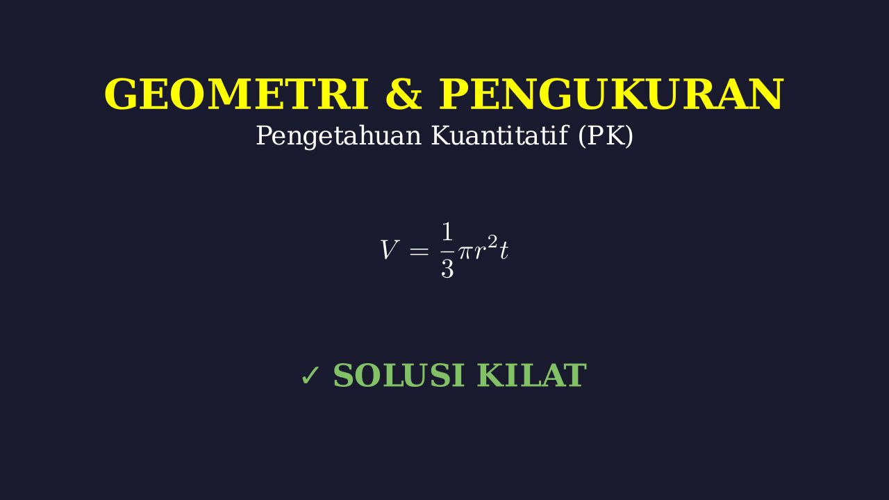 Objek dan Pengukuran Geometri