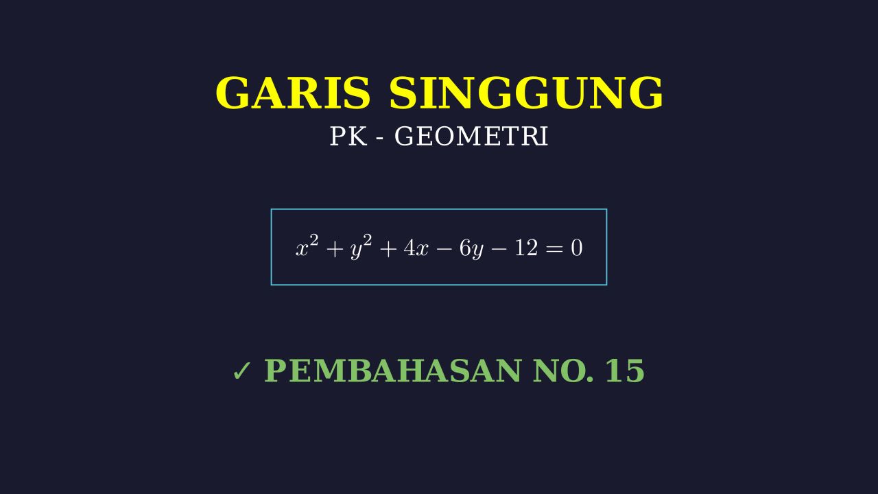 Persamaan Garis Singgung Lingkaran