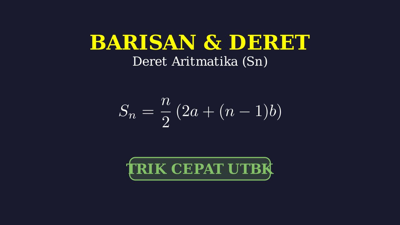 Deret Aritmatika: Jumlah n Suku Pertama