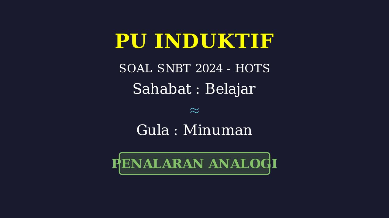 Penalaran Analogi: Soal HOTS SNBT 2024