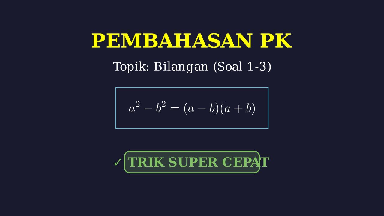 Pembahasan Soal 1-3