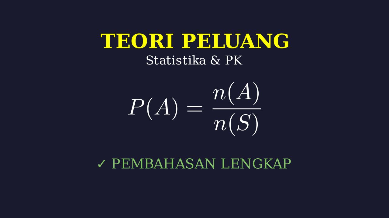 Konsep Dasar Peluang
