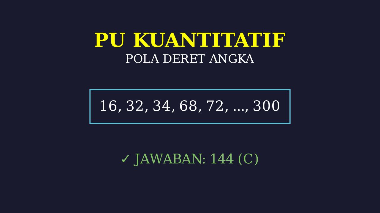 Trik Cepat Deret Angka