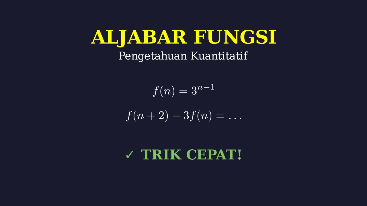 Penyelesaian Soal Fungsi Eksponensial