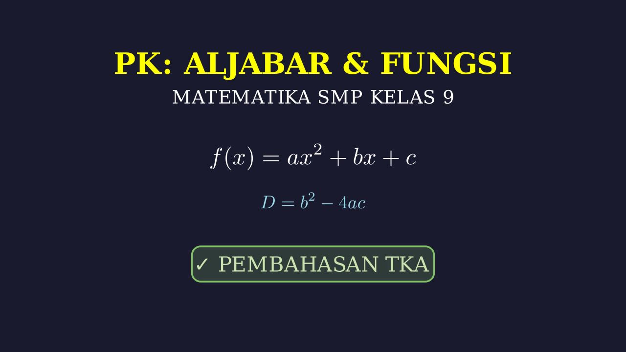 TKA Matematika SMP Kelas 9