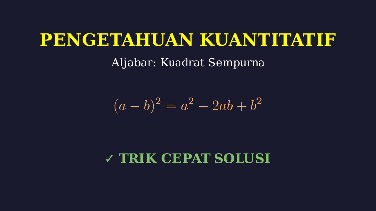 Visualisasi Rumus Aljabar (a-b)²