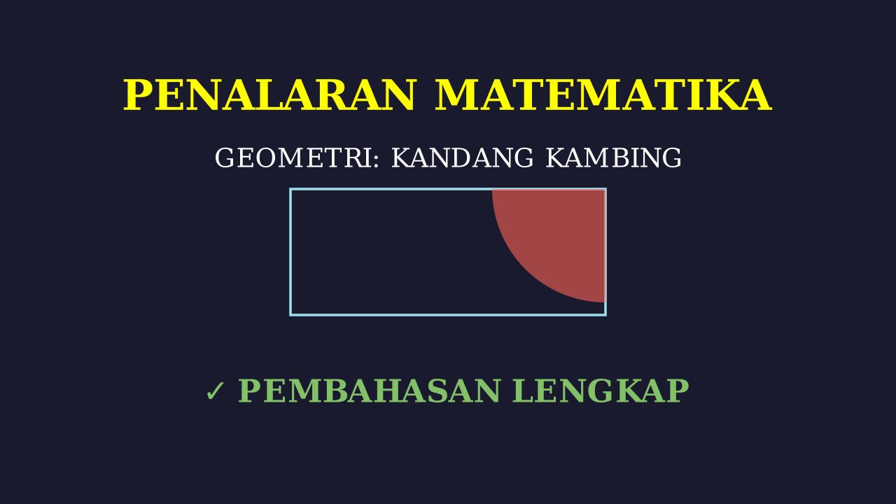Luas Area Merumput Kambing