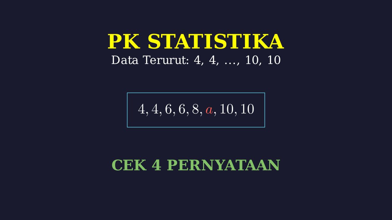 Statistika: Analisis Pernyataan Data
