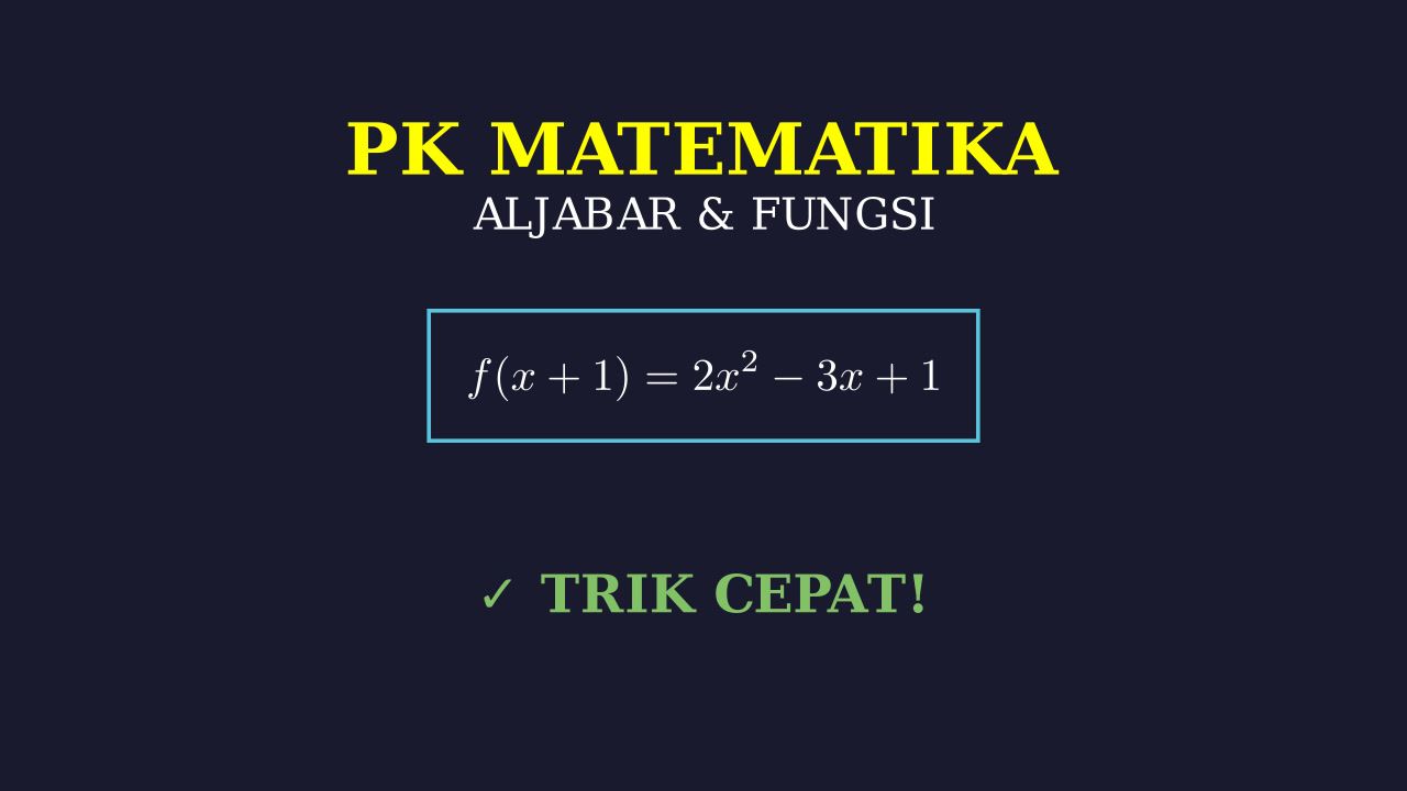 Pembahasan Soal Edukasi