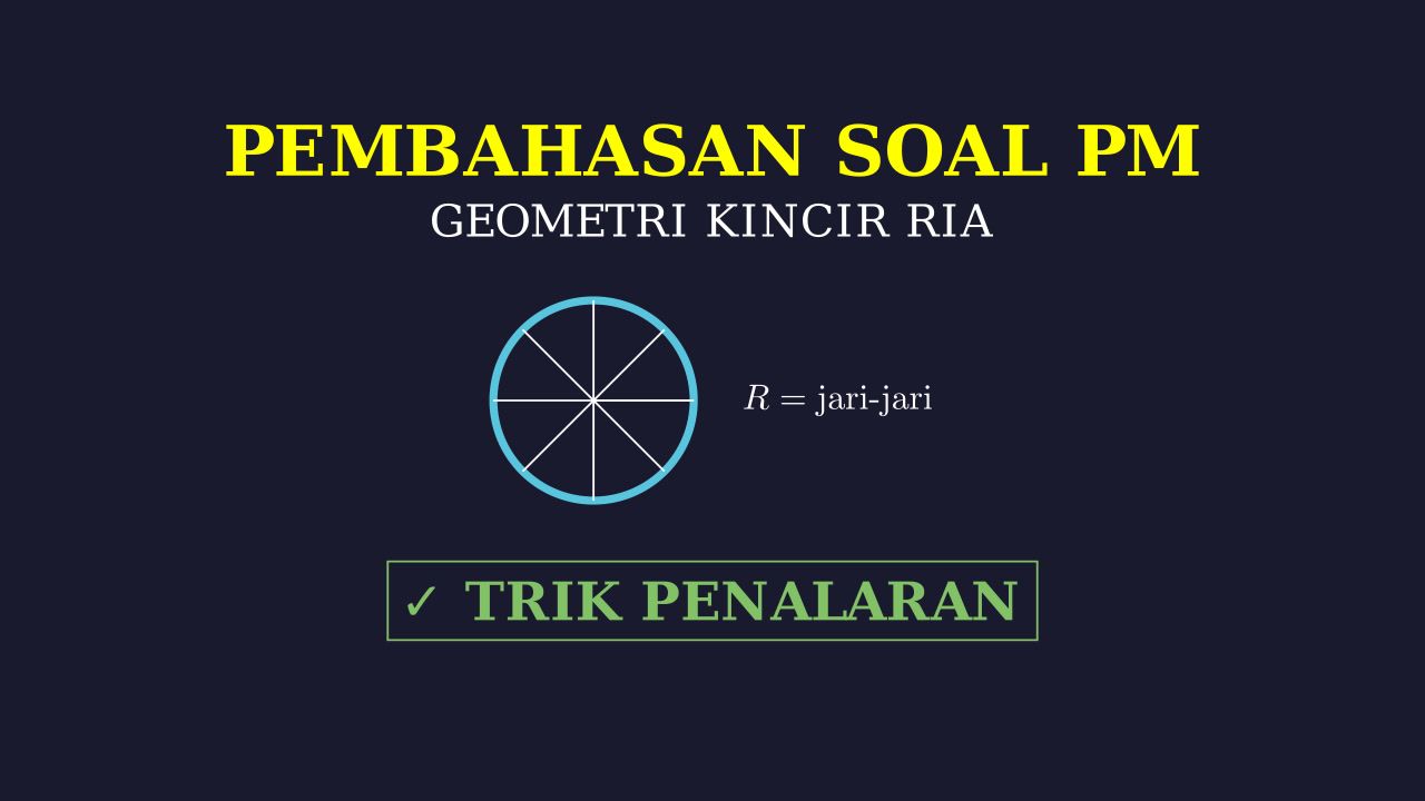 Pembahasan Soal: Kincir Ria