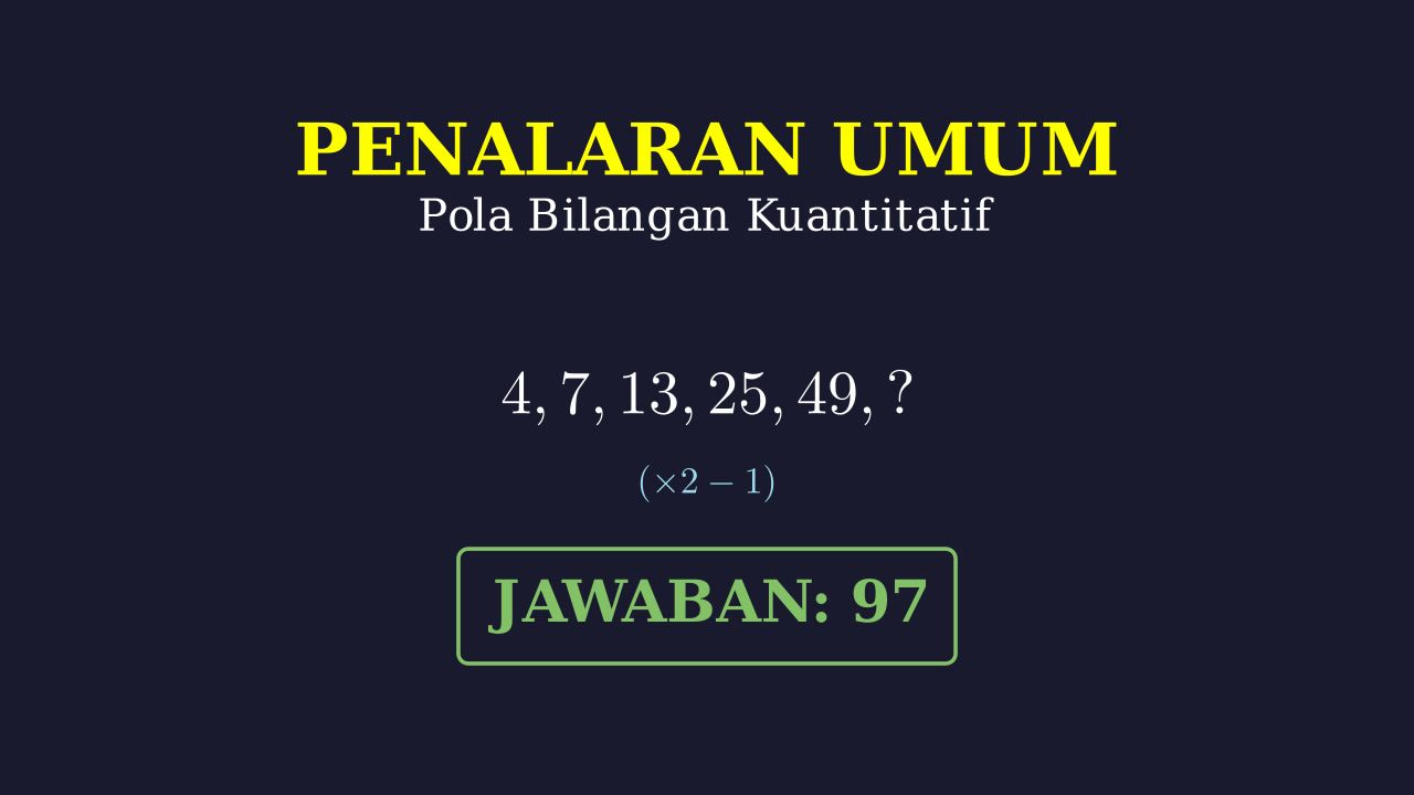 Pola Bilangan: Menentukan Suku Berikutnya