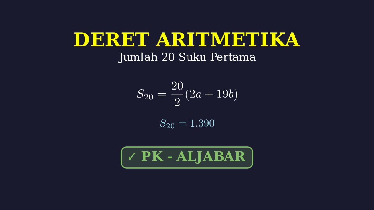 Menghitung Jumlah Deret Aritmetika