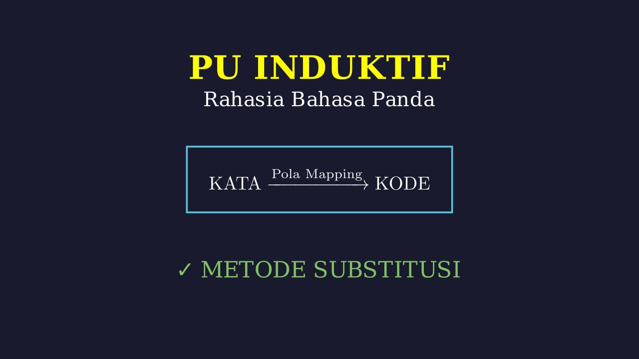 Rumus Cepat Bahasa Panda