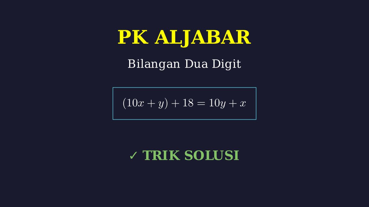 Logika Bilangan Dua Digit