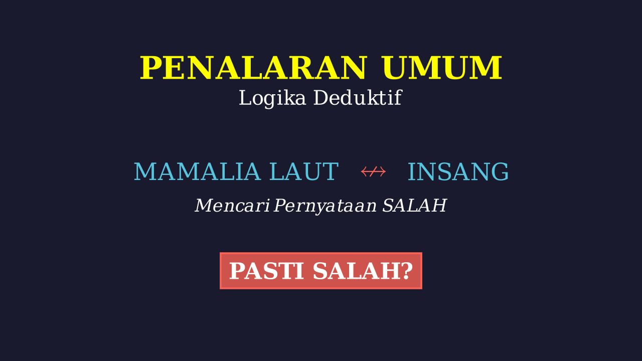 Logika: Pernyataan Pasti Salah