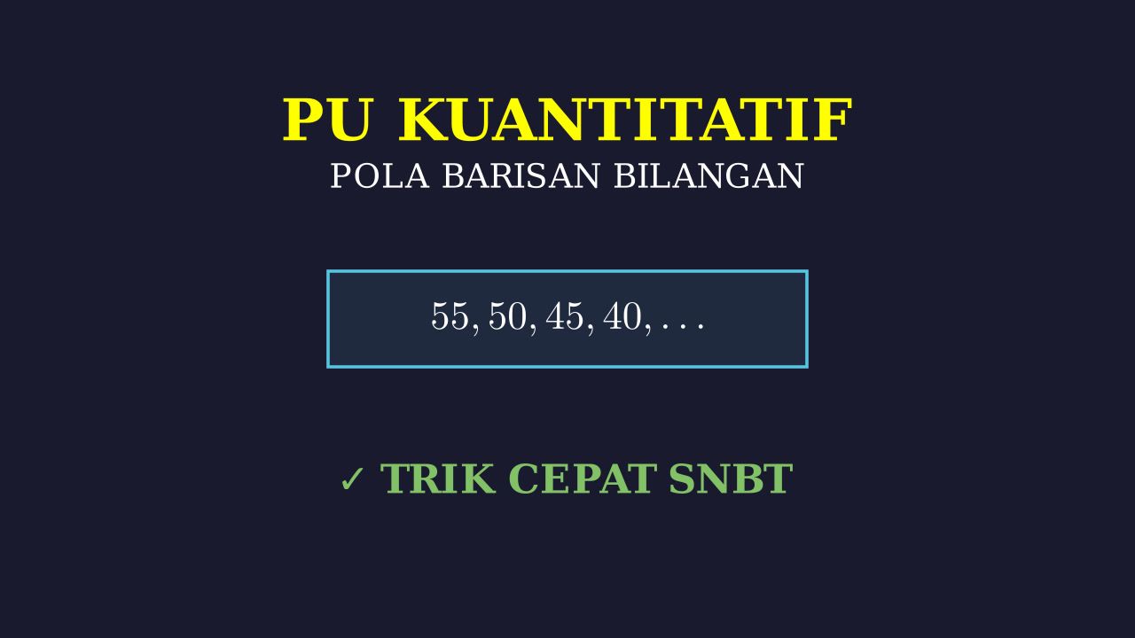 Pola Bilangan: Penjualan Toko Roti