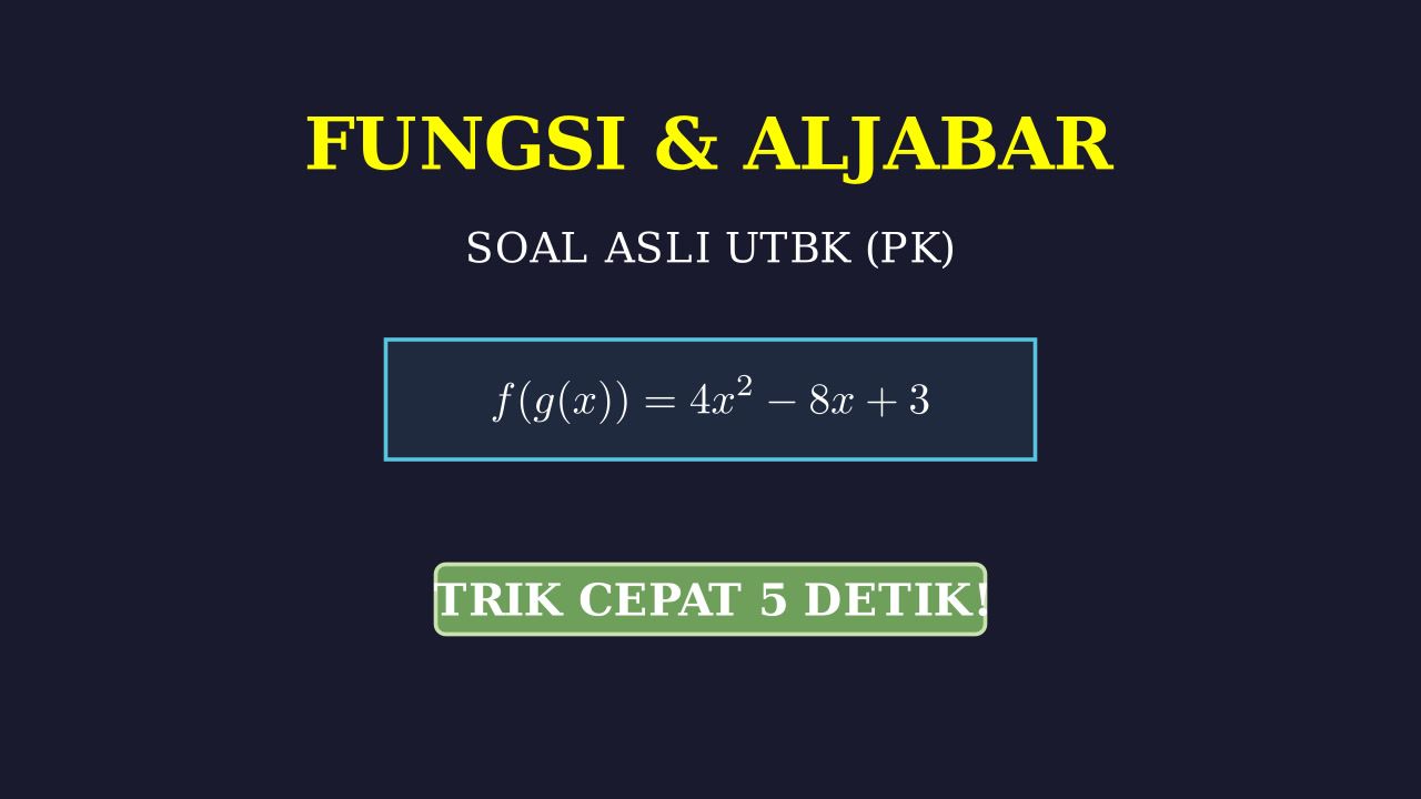 Fungsi UTBK: Pembahasan & Trik Cepat