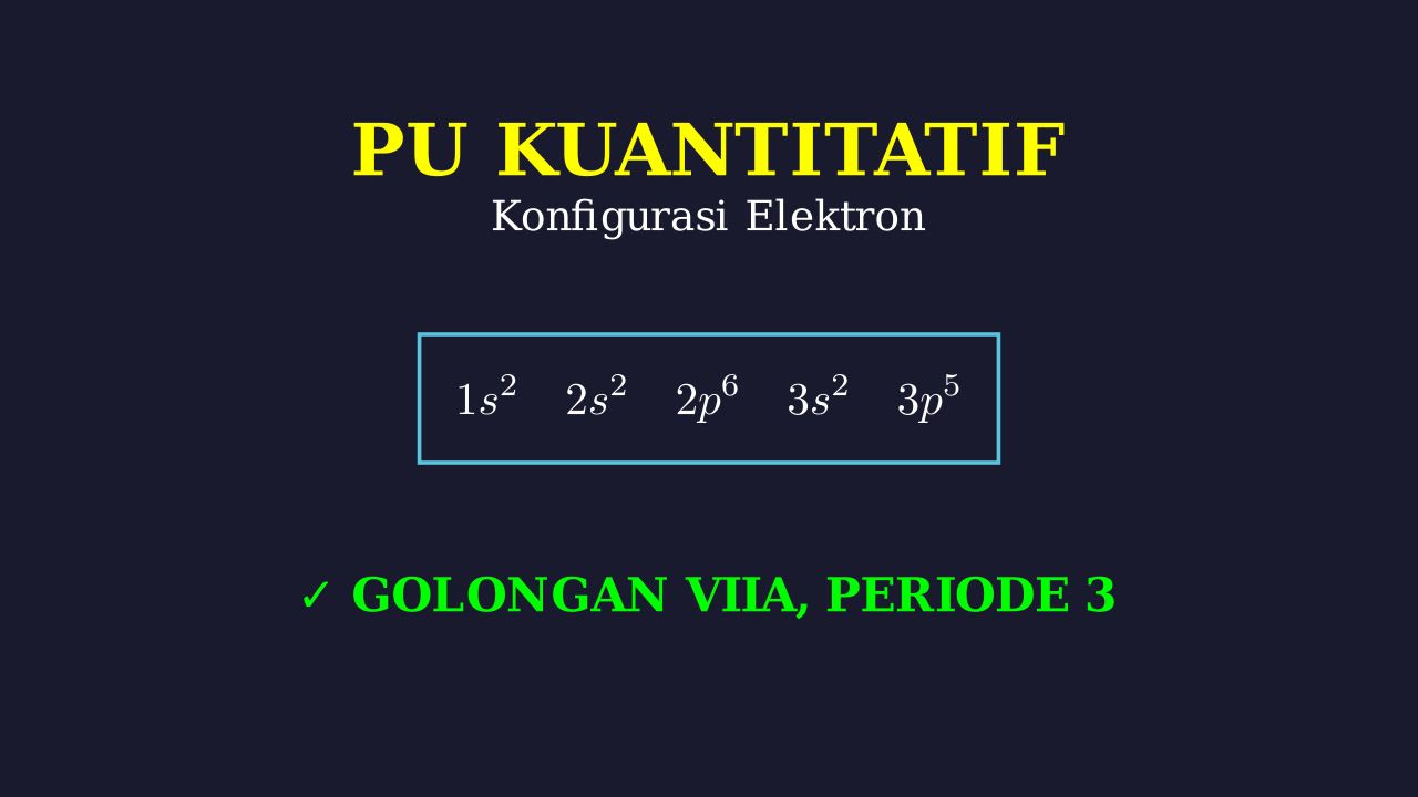 Konfigurasi Elektron: Golongan dan Periode