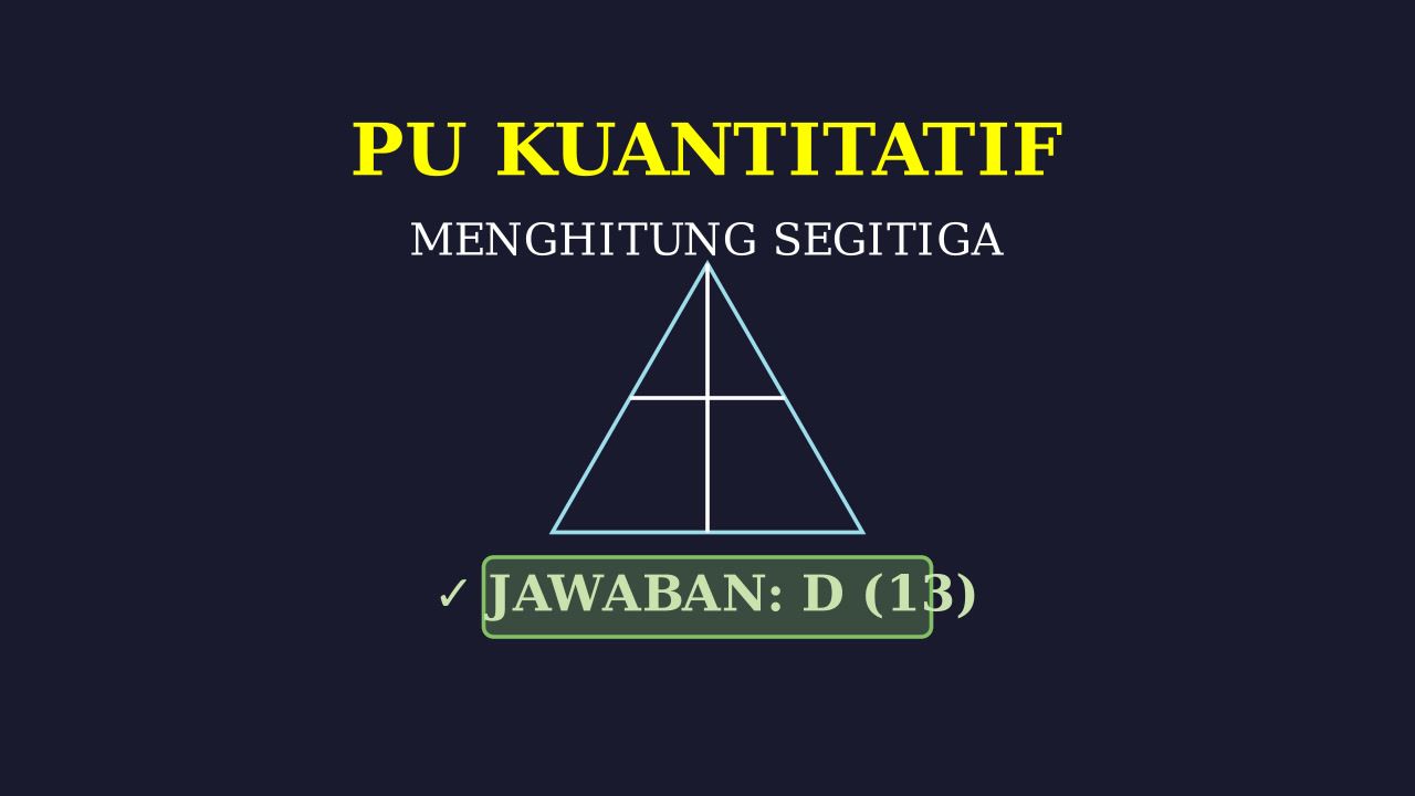 Menghitung Banyak Segitiga