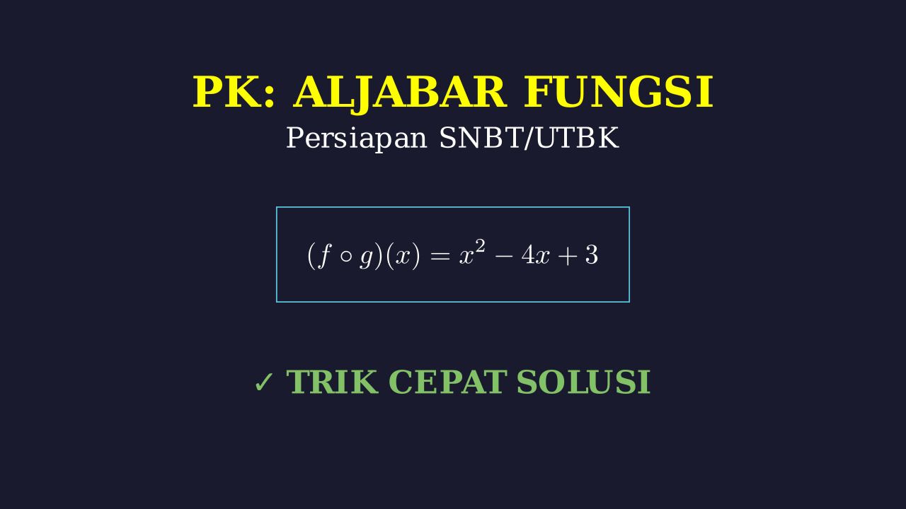 Persiapan SNBT: Latihan Soal Matematika
