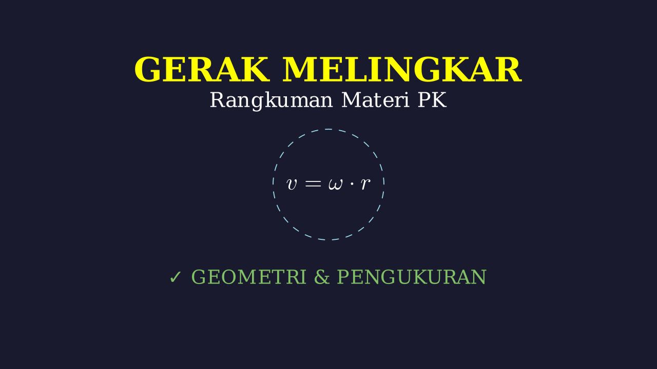 Rangkuman Gerak Melingkar