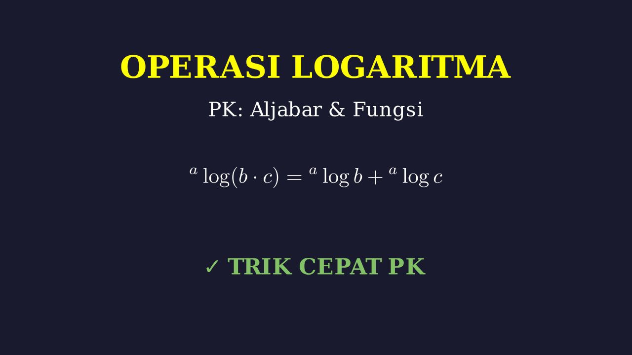 Operasi Hitung Logaritma
