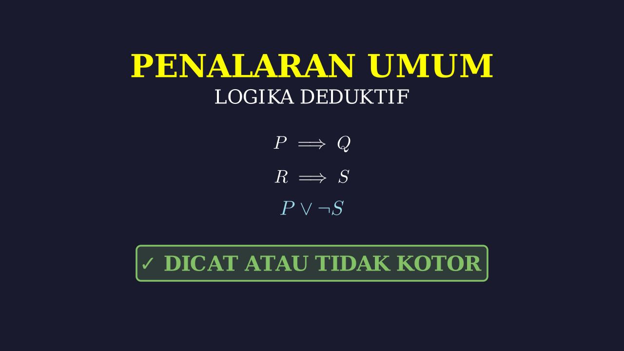 Logika Matematika: Menarik Simpulan