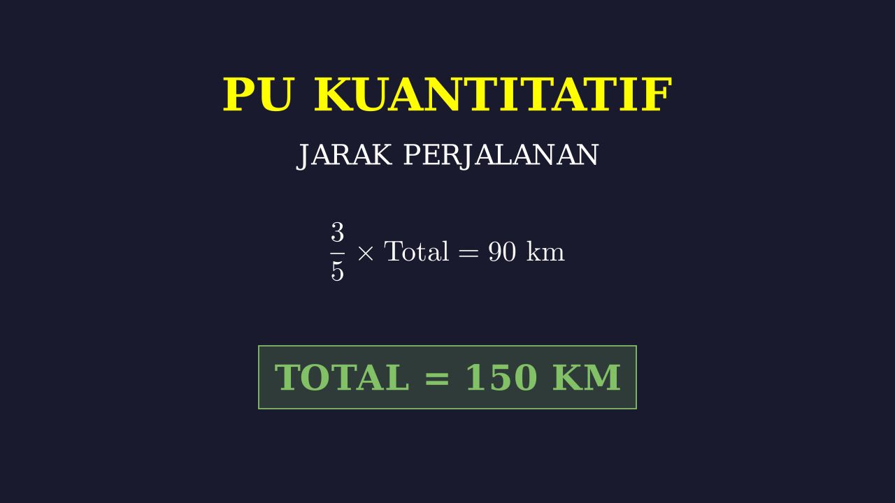 Menghitung Jarak Keseluruhan
