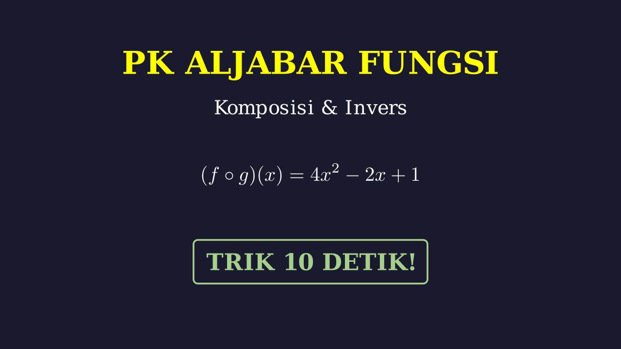 Solusi Cepat Selesaikan Soal
