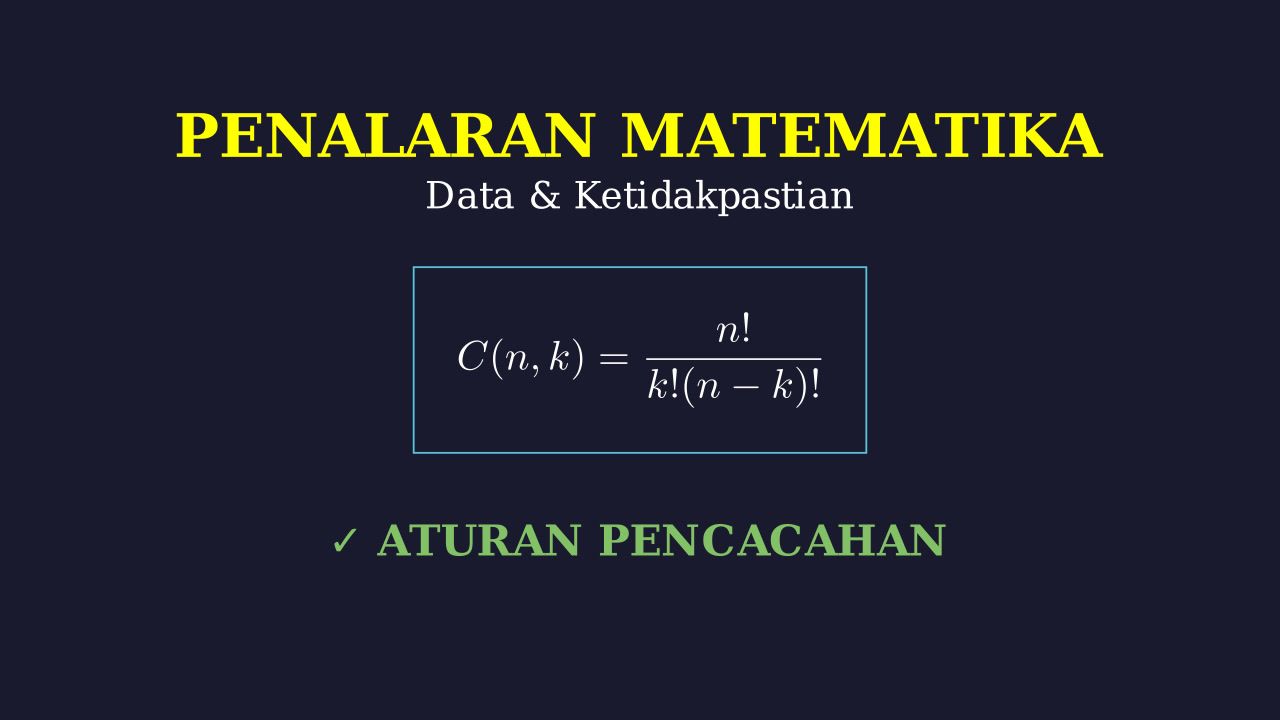 Pola Bilangan: Menghitung Susunan Kursi