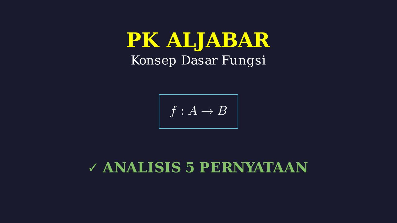 Konsep Dasar Fungsi Kalkulus