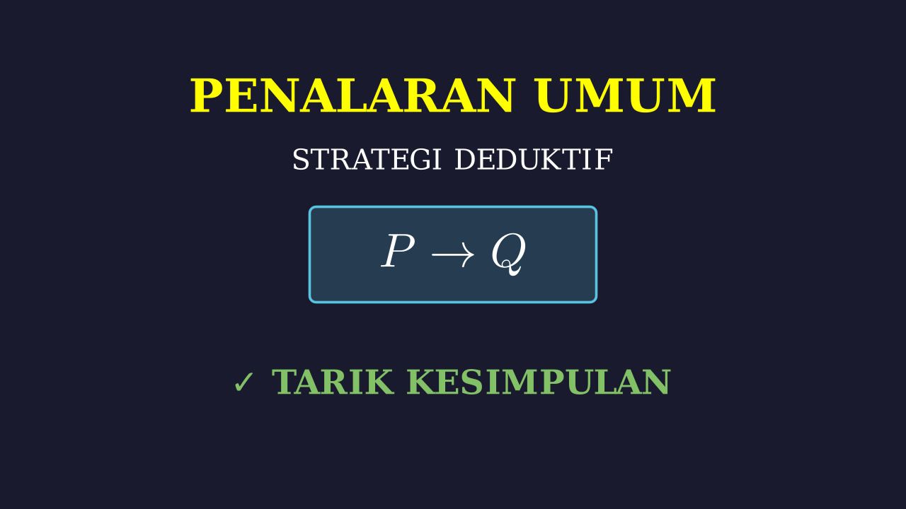 Strategi Cepat Menarik Kesimpulan PU
