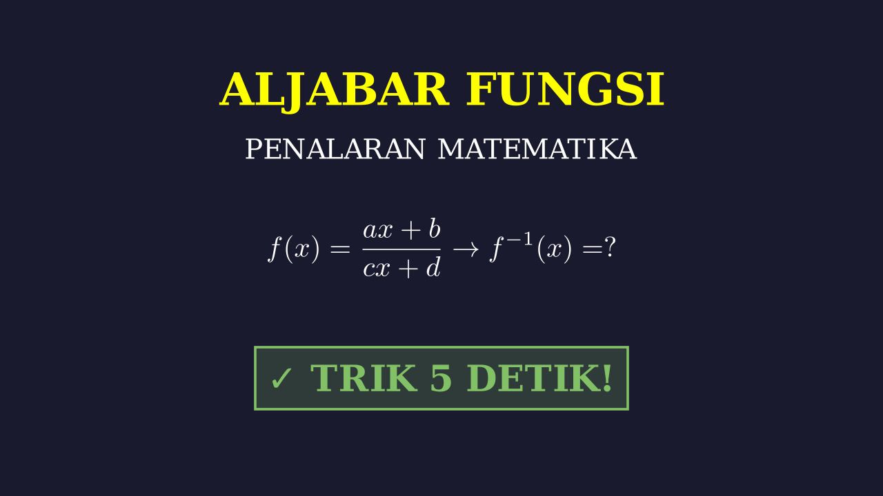 Solusi Cepat Dan Mudah Selesaikan Soal