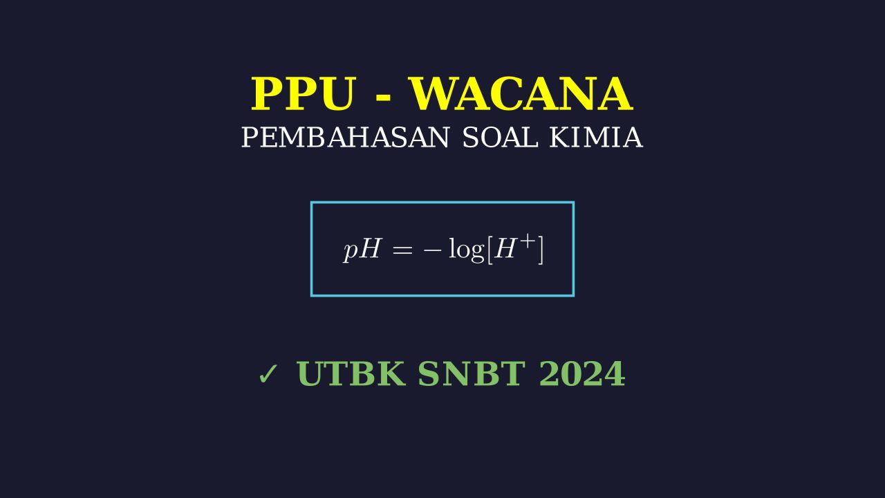 Pembahasan Soal Kimia