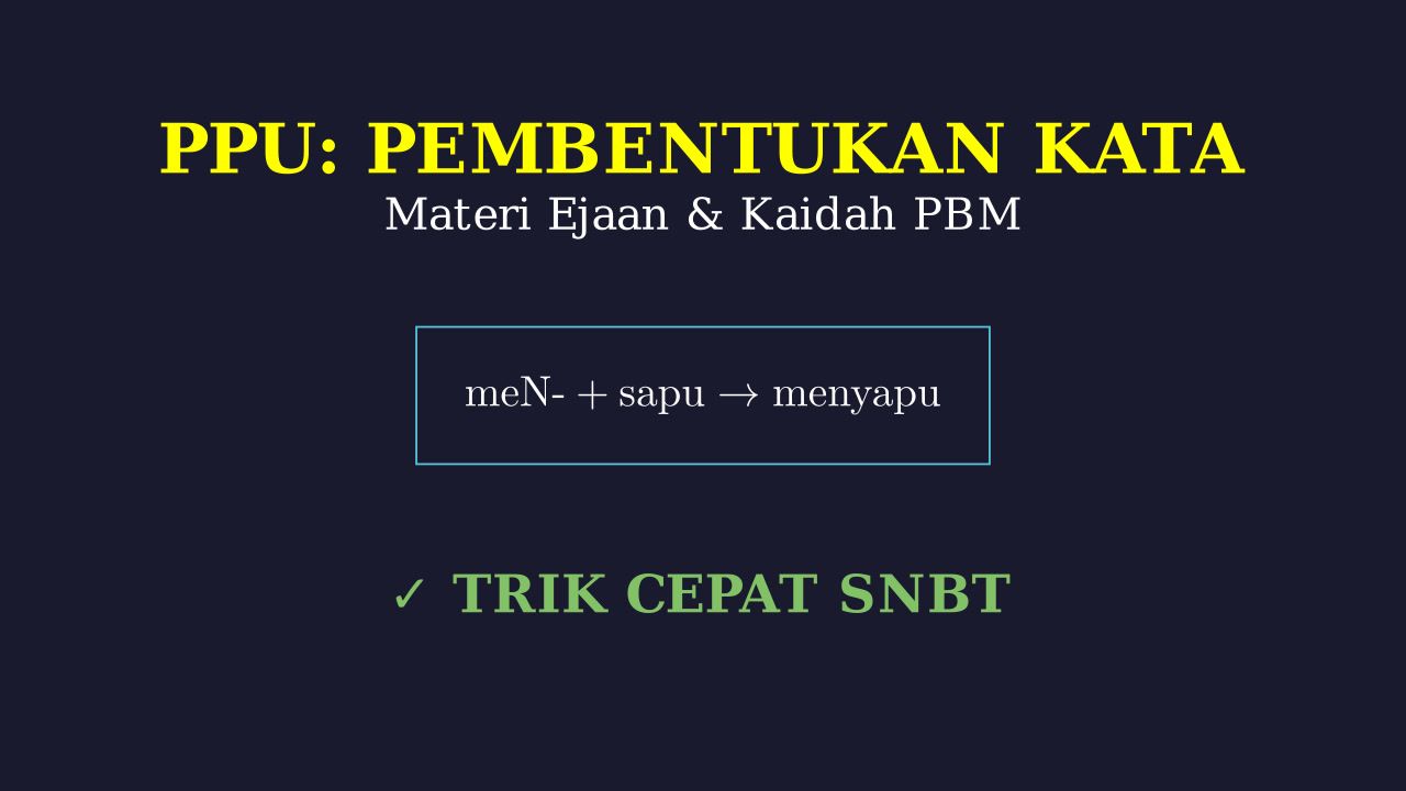 PBM: Kupas Tuntas Materi Ejaan