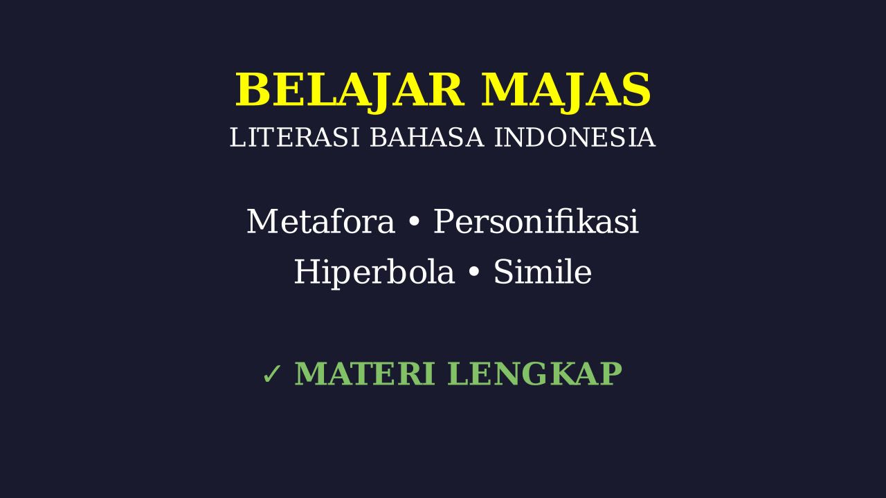 Majas: Gaya Bahasa Indonesia