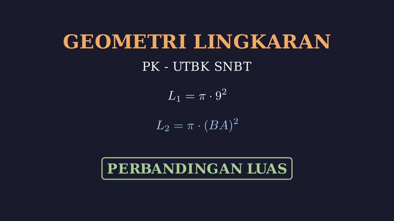 Geometri: Luas Lingkaran L1 dan L2