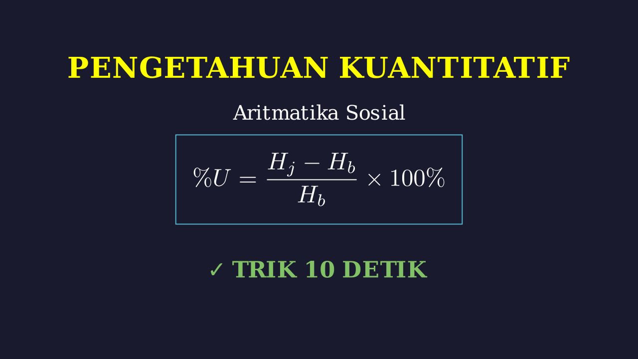 Aritmatika Sosial