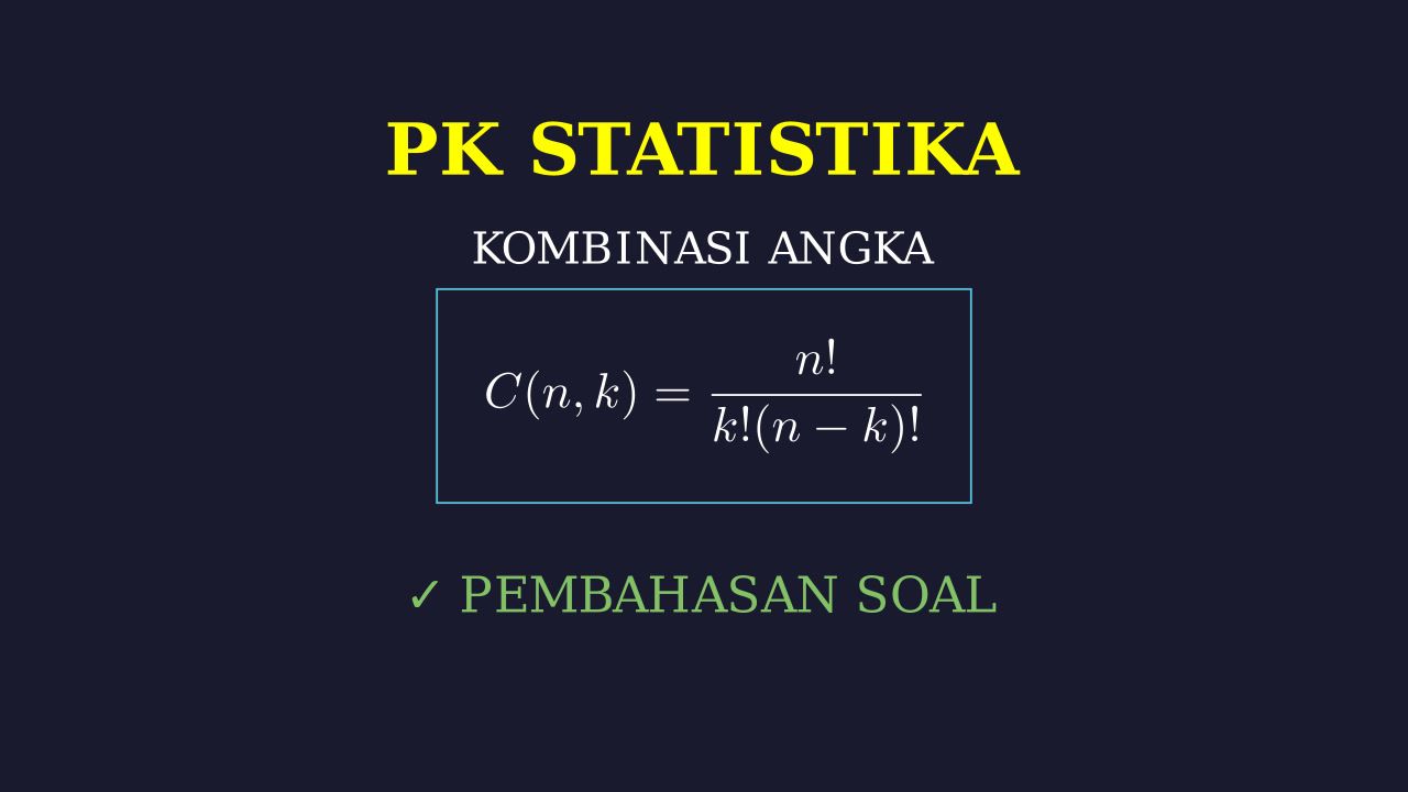 Menghitung Kombinasi Angka