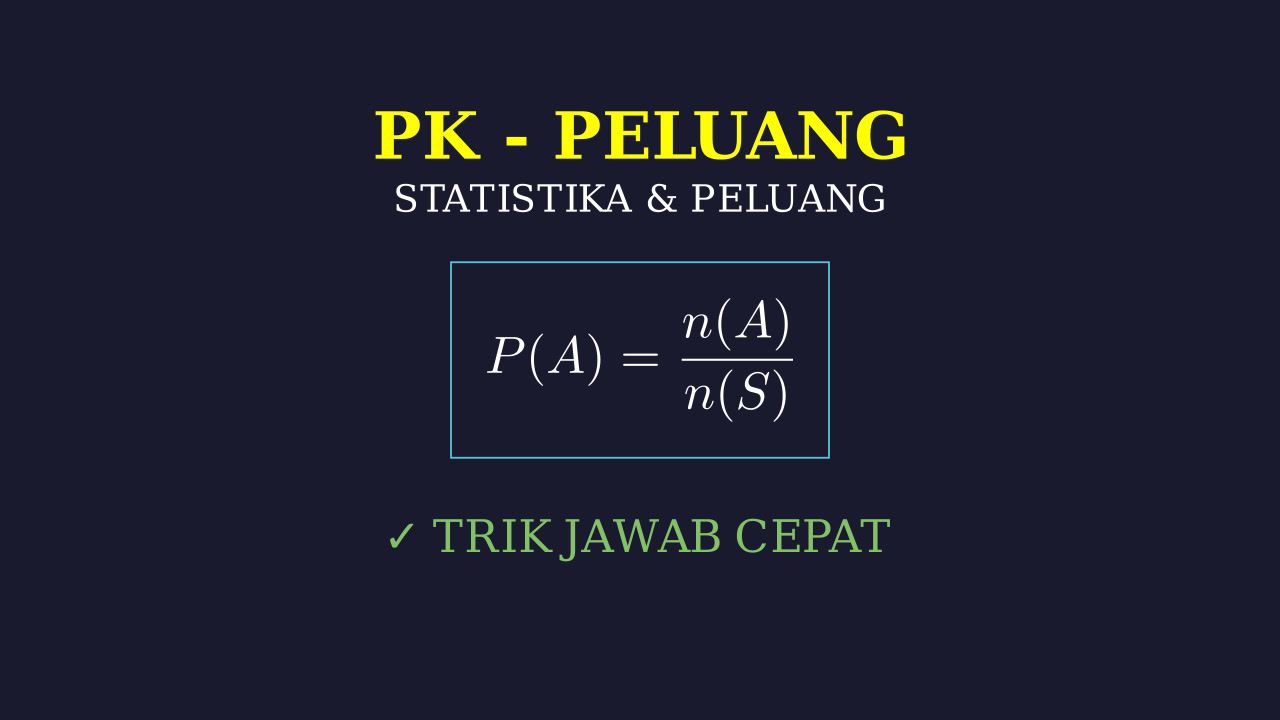 Latihan Soal Peluang