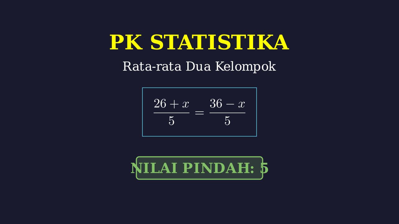 Rata-Rata Sama: Soal Perpindahan Data