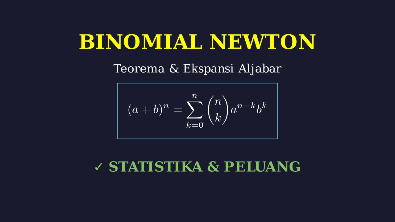Konsep Binomial Newton