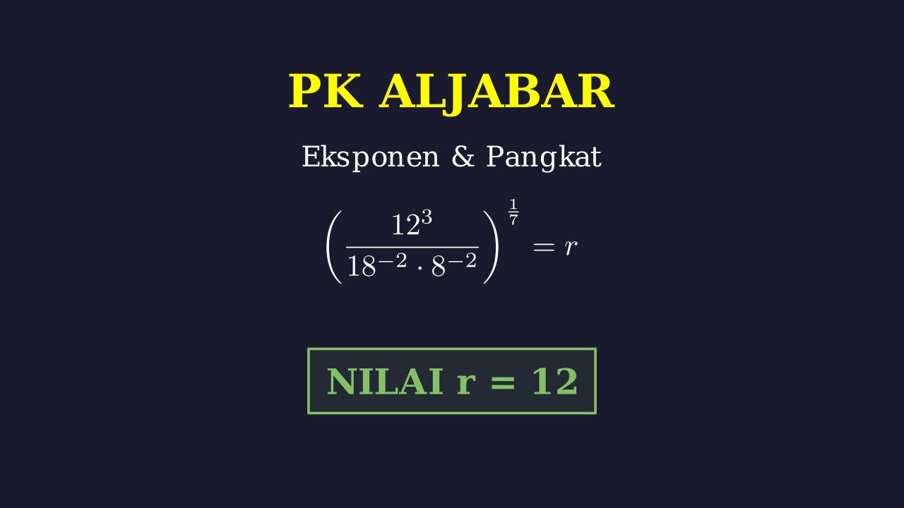 Eksponen: Perbandingan Kuantitas P dan Q