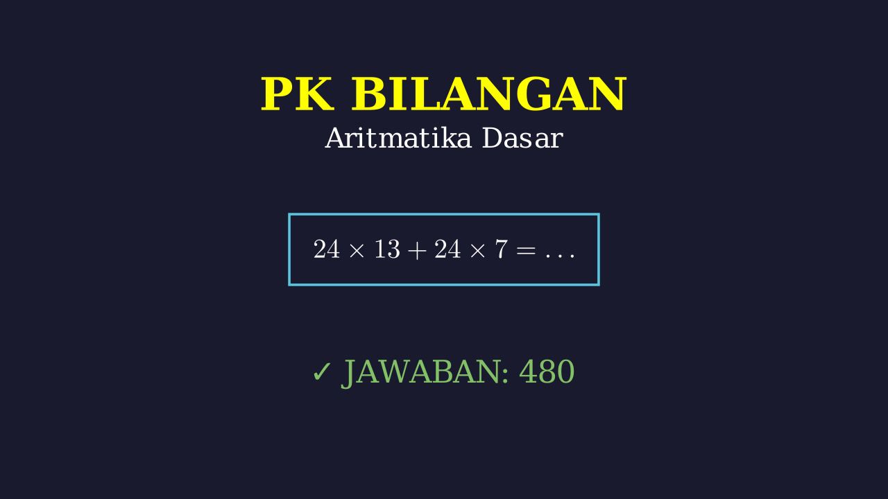 Aritmatika Dasar: Fondasi Matematika