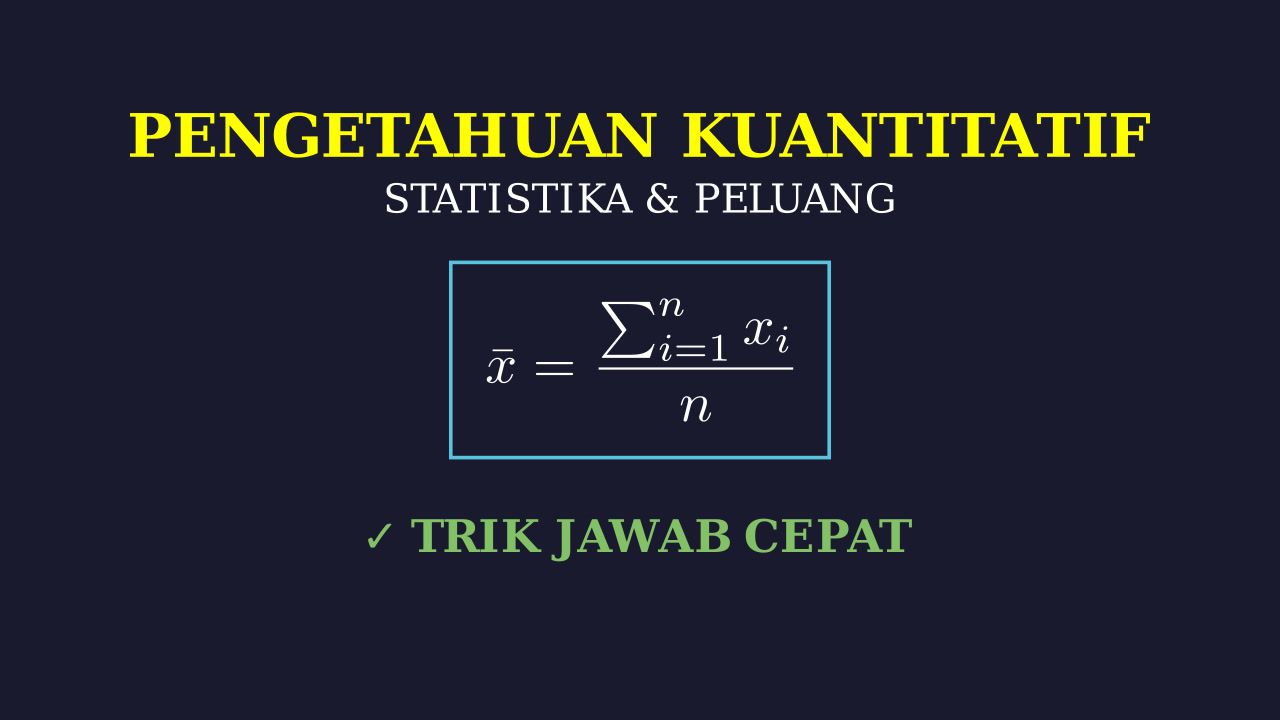 Dasar-Dasar Statistika